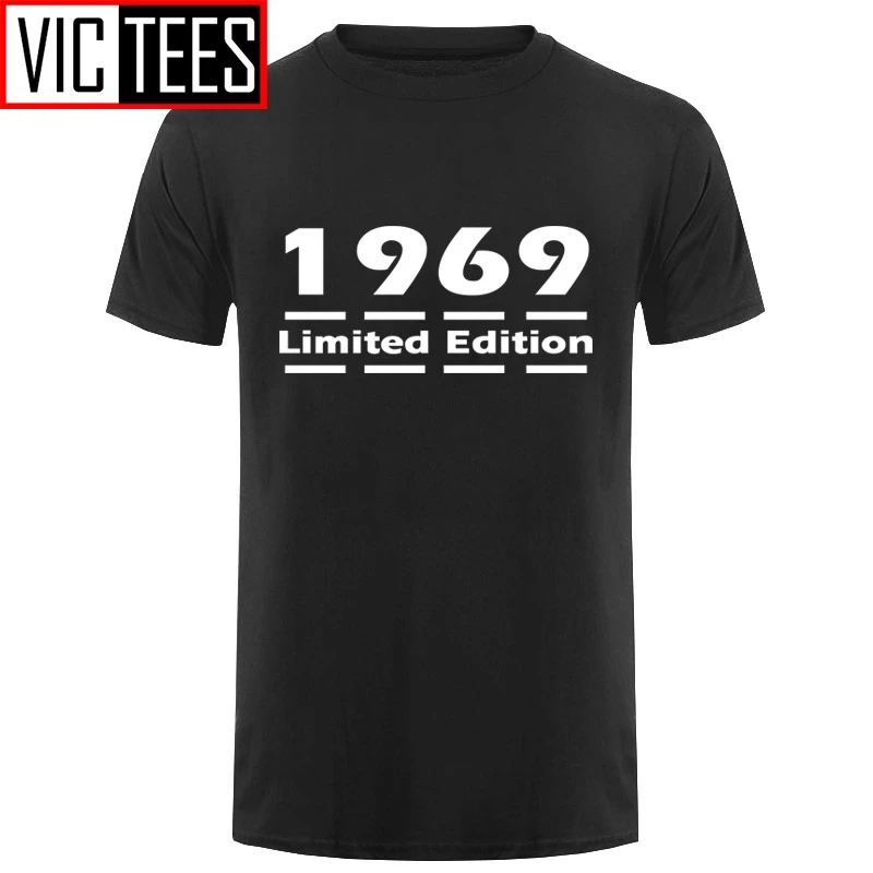 Men Limited Edition 1969 - Mens T-Shirt - 31 Colours - 50th Birthday - Present-Gift Print T Shirt Mens Hot Tops Tshirt