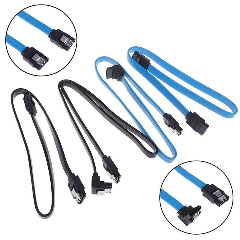 كابلات الكمبيوتر SATA 3.0 III SATA3 6Gb/S وسيط تخزين ذو حالة ثابتة/ القرص الصلب البيانات الزاوية اليمنى