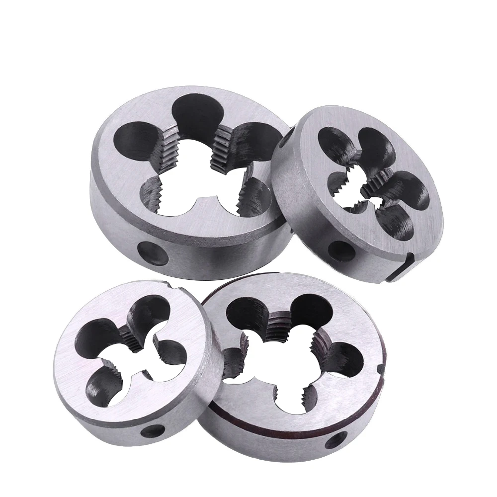 Tap and Die G1/8 G1/4 G3/8 G1/2  Pipe Thread Die HSS Round Dies Tungsten Carbide Threading Hand Tools Threading Die