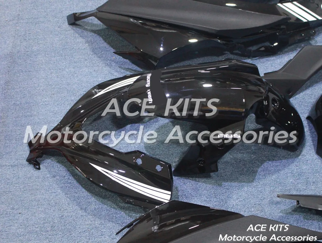 New ABS Motorcycle Fairings For Kawasaki Ninja300 EX300 2013-2017 13 14 15 16 17 Bodywork  Black   Injection No.0009