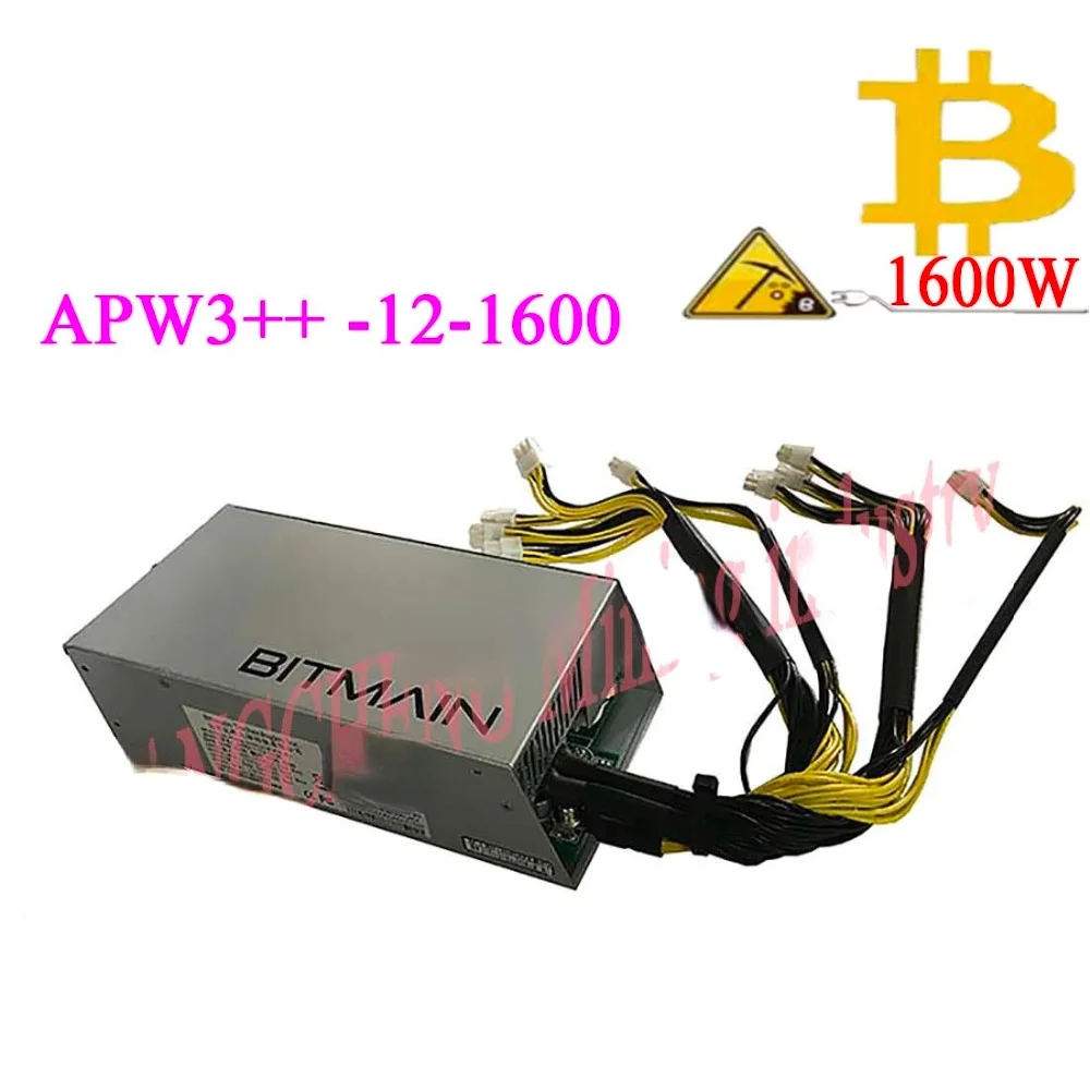 

ETH BTC KUANGCHENG-fuente de alimentación BITMAIN APW3 ++ para one s9 o one L3 + o one D3, Antminer, 1600W, S9/S7/S5/S4/S4 + 12V