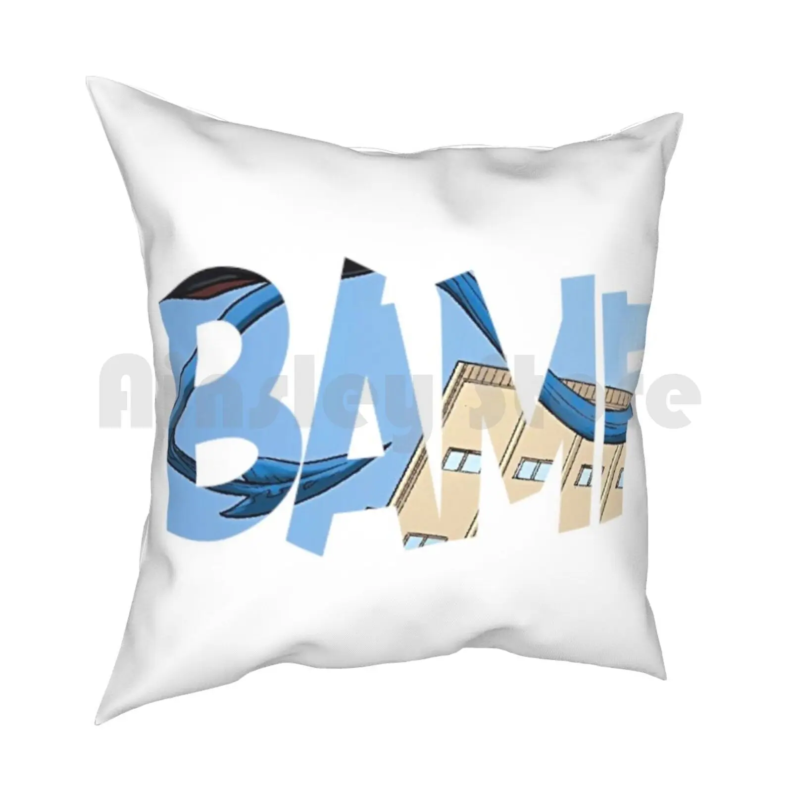 Bamf ( White ) Pillow Case Printed Home Soft Throw Pillow Nightcrawler X Men Xmen Superhero Bamf