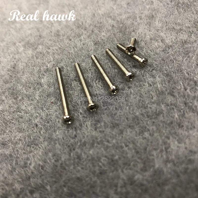 10pcs M2x10/M2x12/M2x14/M2x16/M2x18/M2x20mm Color Random Nickel-plated cross head disc head machine tooth screw RC parts