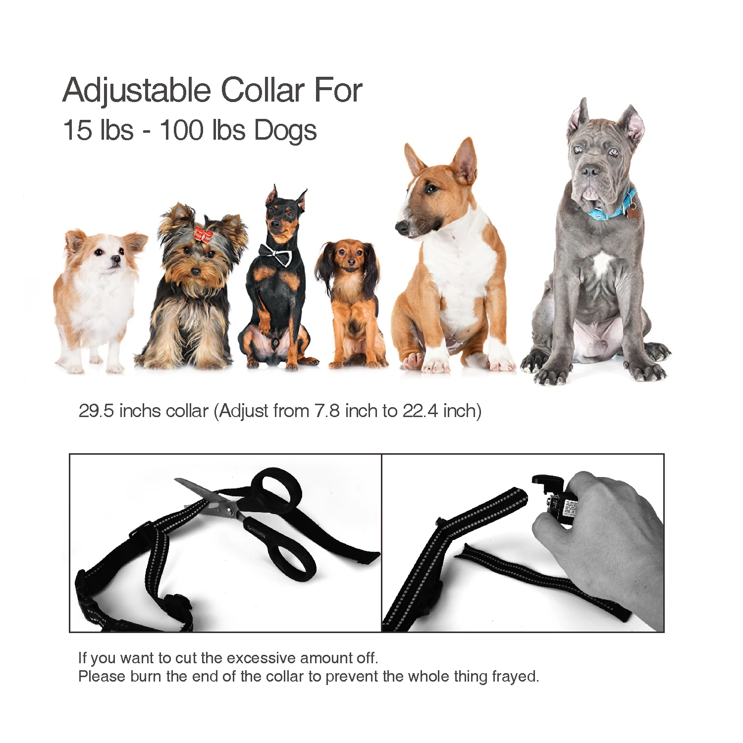 Hunter Dog Collar Beeper Rechargeable, LCD Electric Remote Dog Training Collar For Hunting Dog Beeper