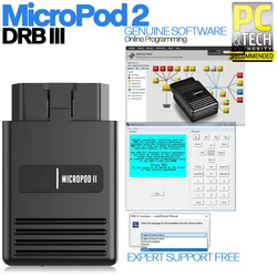 2020 V17.04.27 Multi-Languages Online Programming MicroPod2 Professional Diagnostic for Chrysler F-iat Jee-p Dodg-e Scan DRBIII