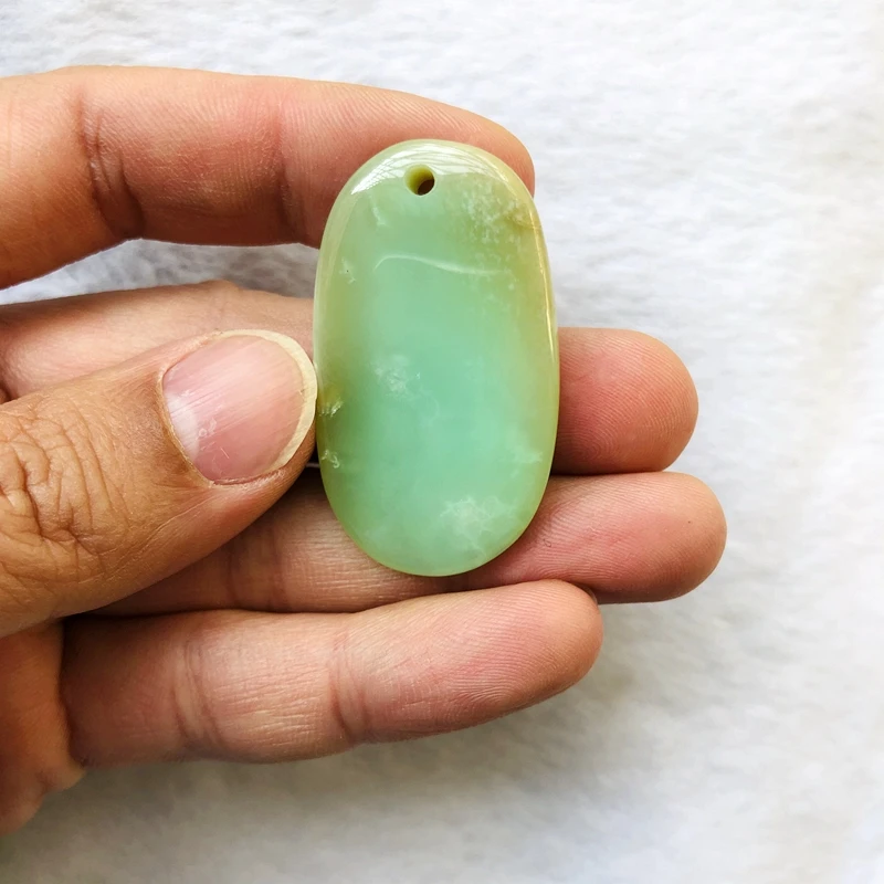 Wholesale mixed 2pcs/lot Natural Chrysoprase Bead Pendant Irregular shape Natural Gem Stone pendant,35mm+ length,