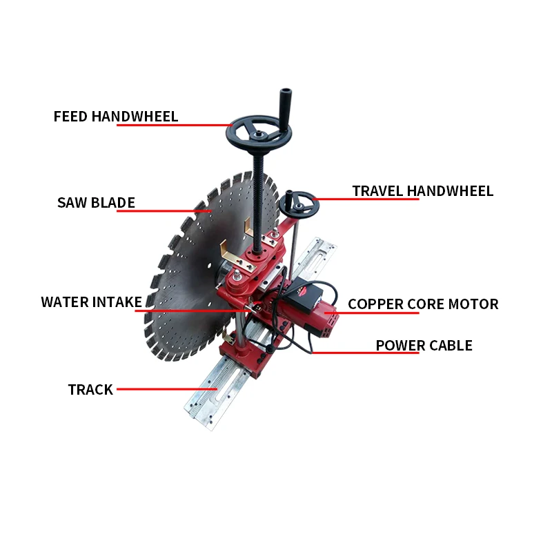 800MM concrete wall cutting machine wall static cutting elevator shaft cutting door hole cutting wall machine wall cutting