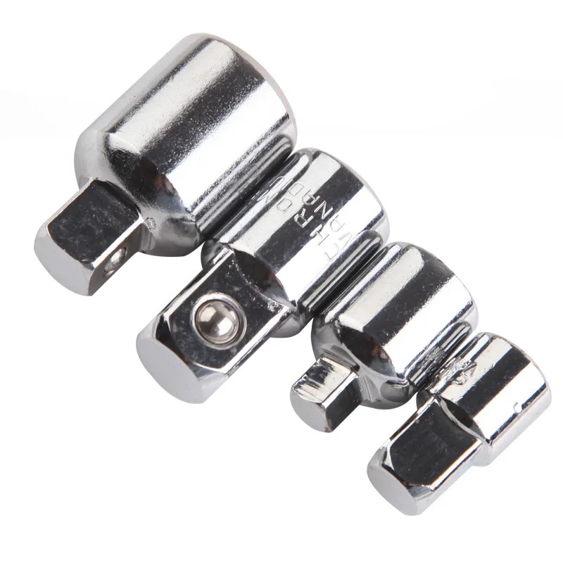 4 Stuks Vierkante Ratchet Socket Adapter Reducer Converter Sets Kit, 1/4 .3/8.1/2 Inch Driver Conversies In