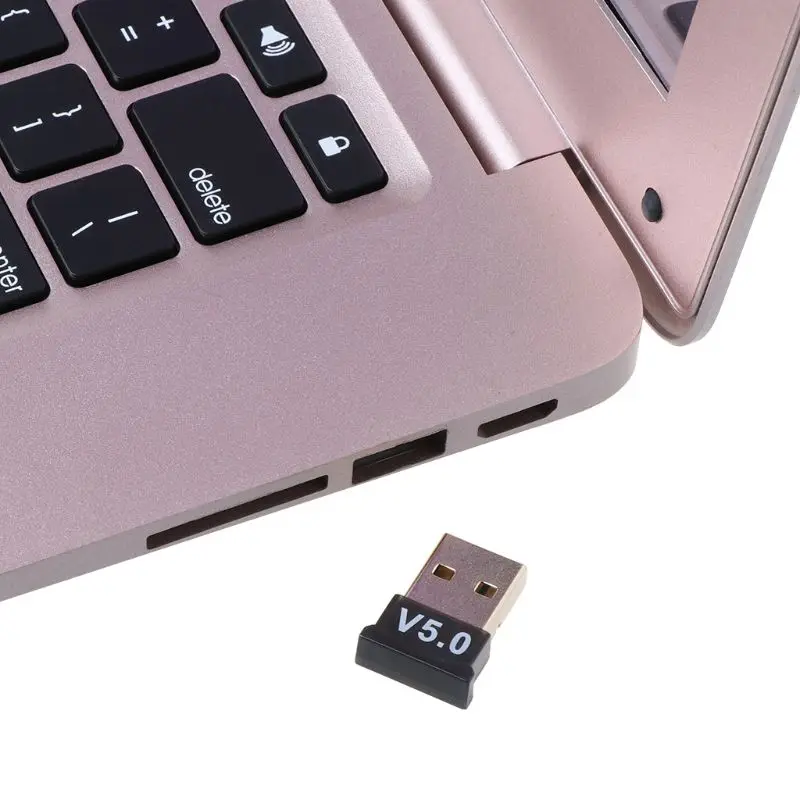 블루투스 5.0 수신기 USB 무선 블루투스 어댑터 동글 송신기, PC 컴퓨터 노트북 이어폰 게임 패드 프린터 장치