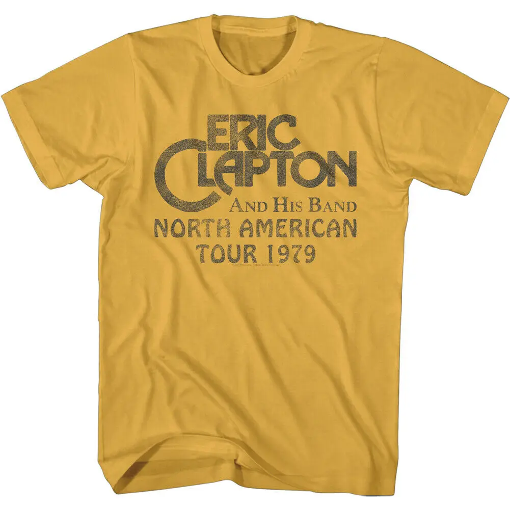 Eric Clapton 79 North American Mens T Shirt Greatest Guitarist Rock Guitarist