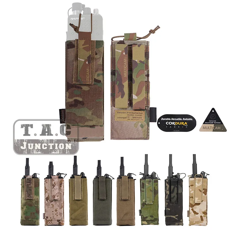 EmersonGear Tactical MOLLE MBITR Radio Pouch Universal Walkie Bag Talkie Pocket  Hunting Combat Gear For AVS JPC Vest Gear