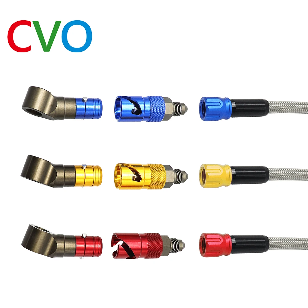 CVO aluminum alloy AN3 brake line oil quick release connection joint adapter kit brake pipe quick disassembly brake hose kit