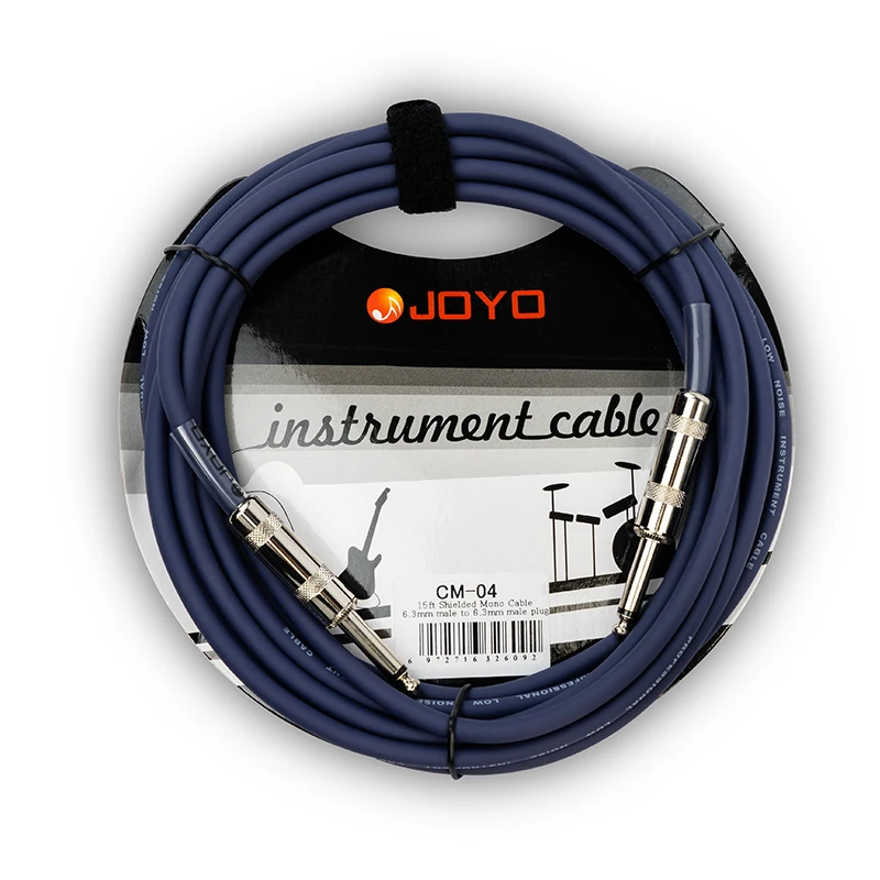 Joyo CM-04 4.5M Gitaarkabel 6.35Mm Stekker Ruisonderdrukking Rechte Audio Draad Snoer Elektrische Gitaar Basversterker Audiokabel