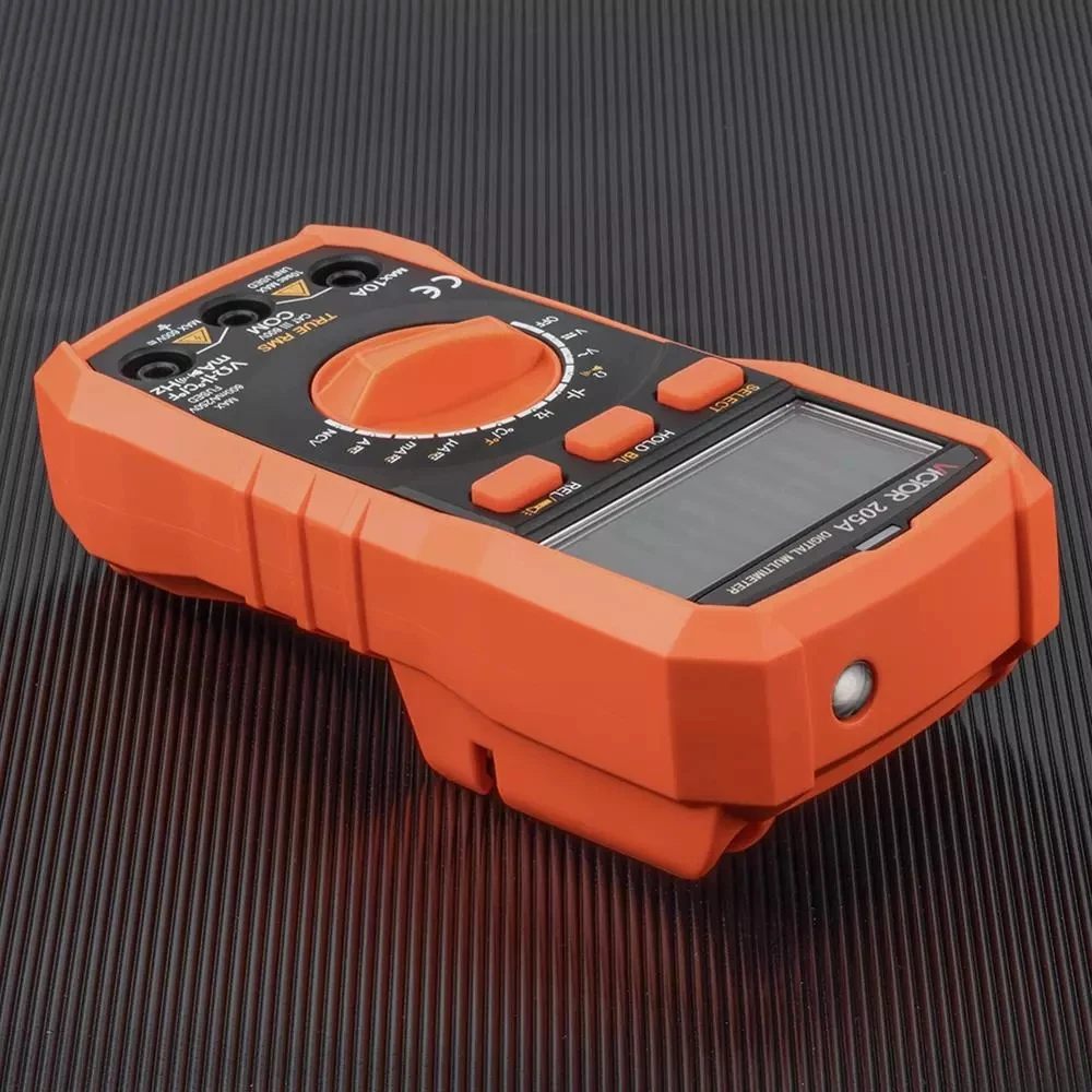 RuoShui 20 Series ดิจิตอลมัลติมิเตอร์ความถี่ True RMS ช่วงอัตโนมัติ AC/DC เครื่องทดสอบแรงดันไฟฟ้าความต่อเนื่องแฟลชย้อนกลับ Multimetro