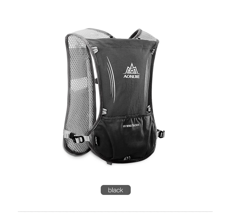 AONIJIE E913S 5L Trinkrucksack Rucksack Tasche Weste Geschirr Wasserblase Wandern Camping Laufen Marathon Rennen Sport Orange – Detail 17