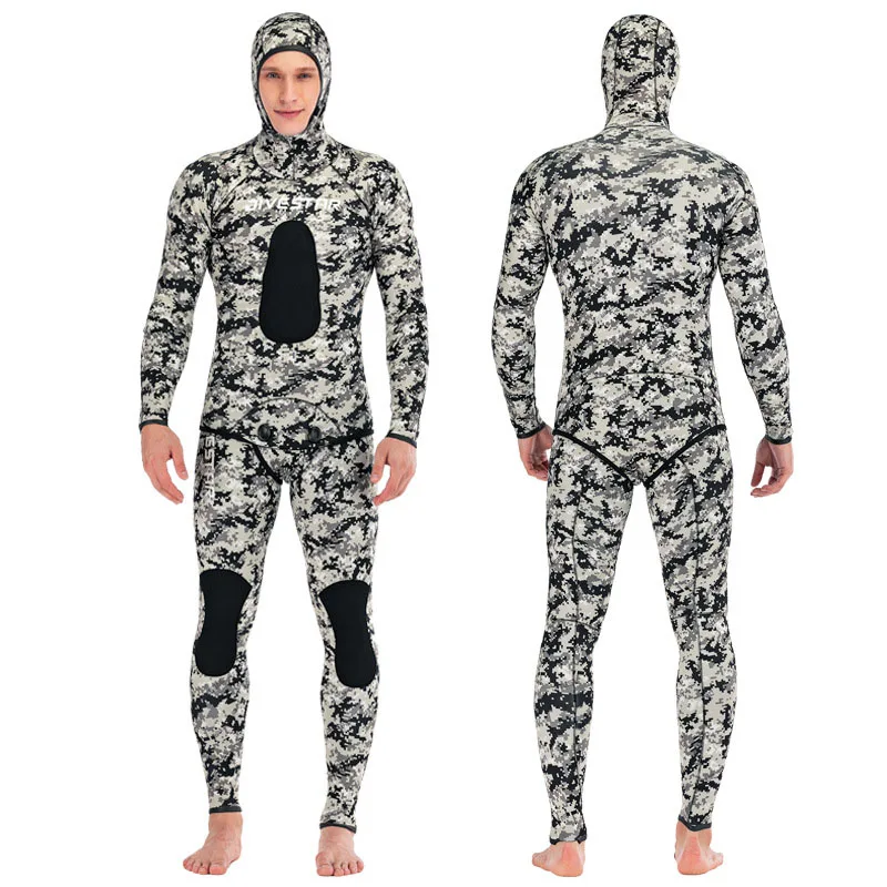 3MM Yamamoto Diving Suits 2 pcs wetsuit for Men Long Sleeve Keep Warm Wetsuits Spearfishing Rash Guards Surfing Swimsuits