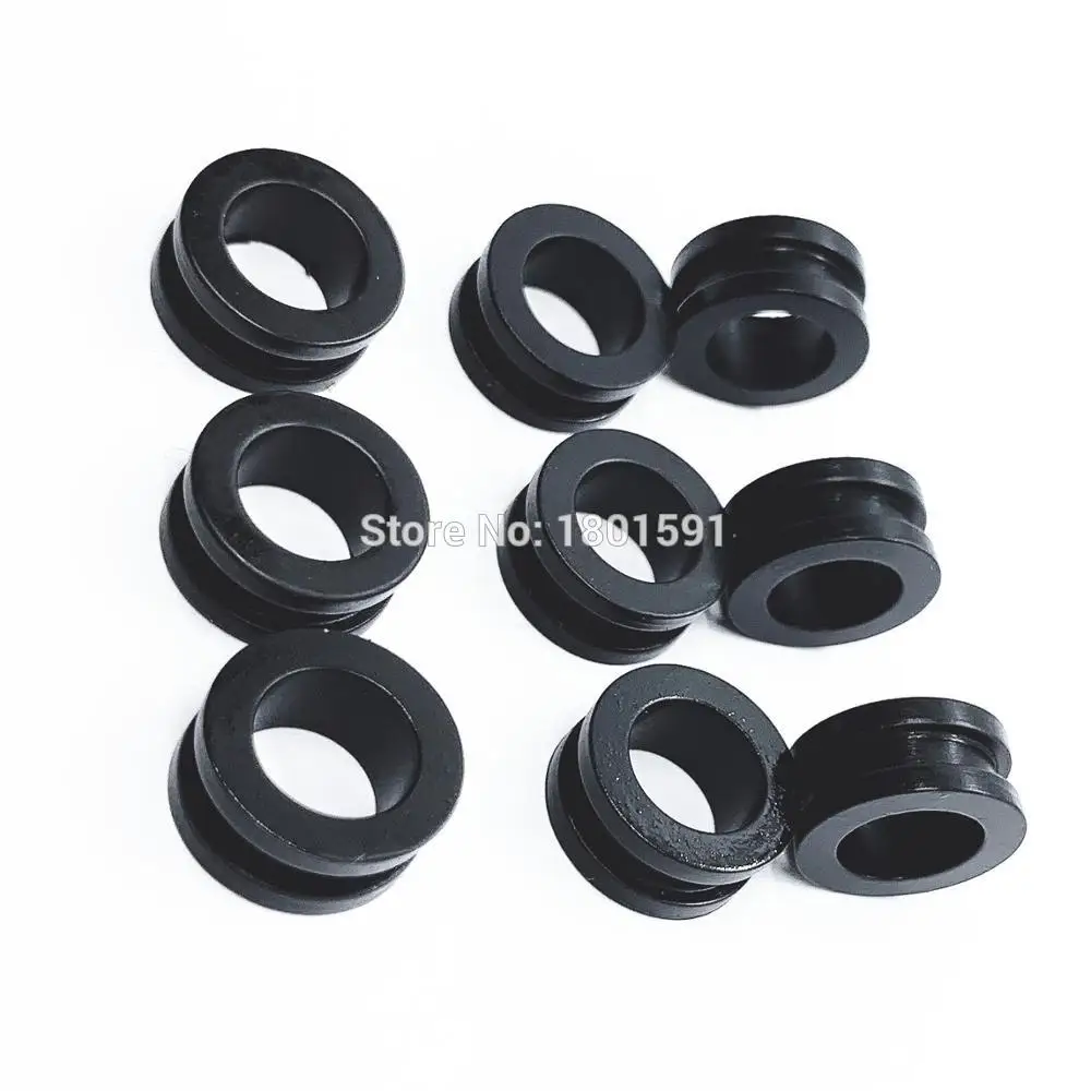 wholesale 100pieces top feed fuel injector grommet rubber seal for fuel injector repair kit for mitsubishi (AY-S4002,15*9.5*7mm)