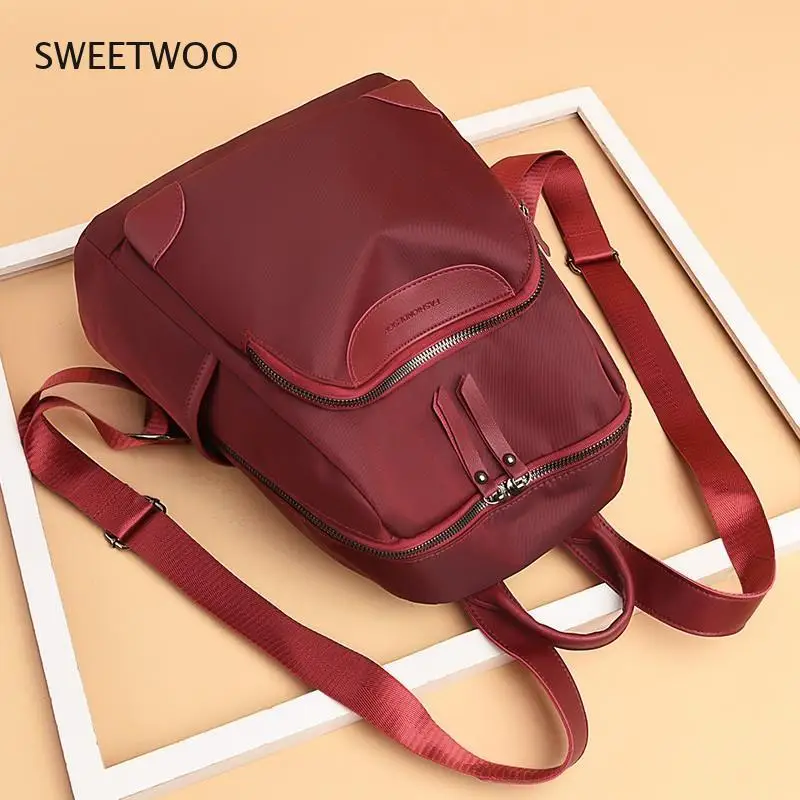 Women Backpack Travel Bag Women\'s Backpack Daypack 2021 New Fashion Backpack Nylon Cloth Backpack Large Capacity Backpack