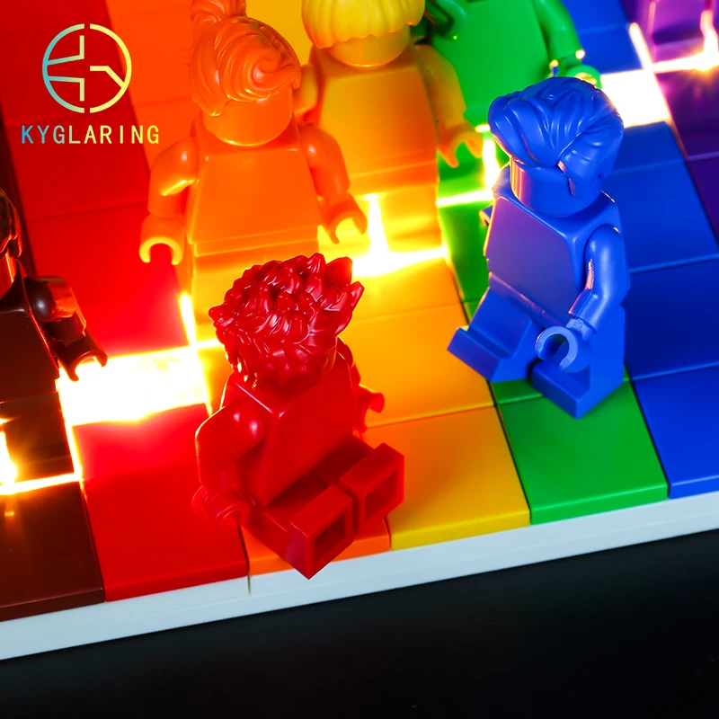 Kyglaring Led Lighting Set DIY Toys For 40516 Everyone is awesome (Not Included Building Blocks)