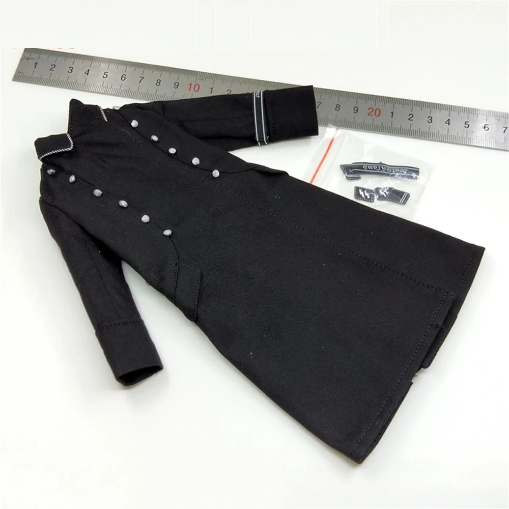 

New Arrival 1/6th GM647 M32 Black Etiquette Guard of Honor Long Coat Shirt Model For Usual 12inch Body Doll Accessories