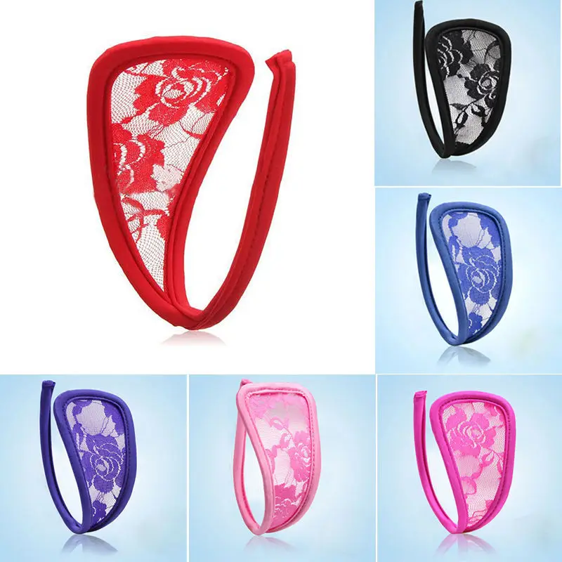 6 Colors Women Sexy Invisible Underwear Hollow out C-String Thong Panties G-string Knickers C Shape String Panties