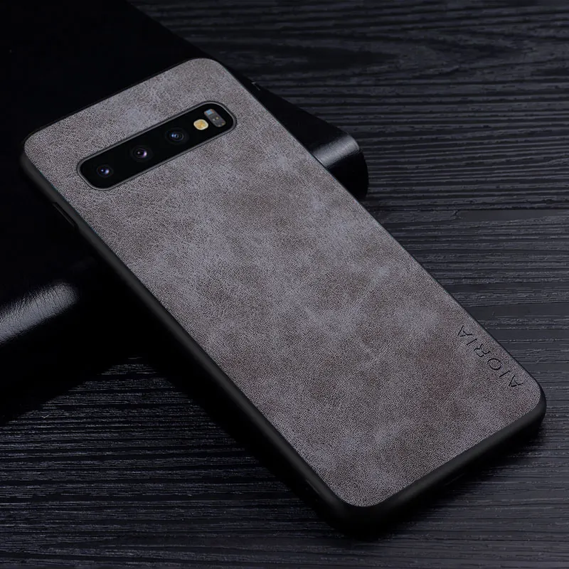 Premium PU Leathe Case for samsung Galaxy S10 Plus Lite S10E Scratch-Resistant Solid Color Cover for samsung Galaxy 10 5G Case