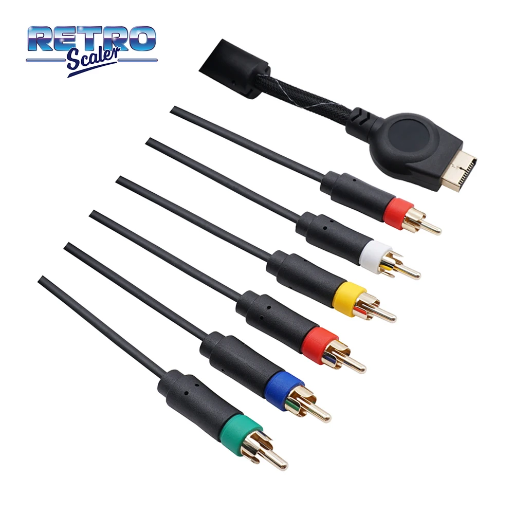 RetroScaler 1.8m PS2/PS3 Component Cable Provide the Sharpest Video and Sound  for Sony PlayStation 2/3 Game Console