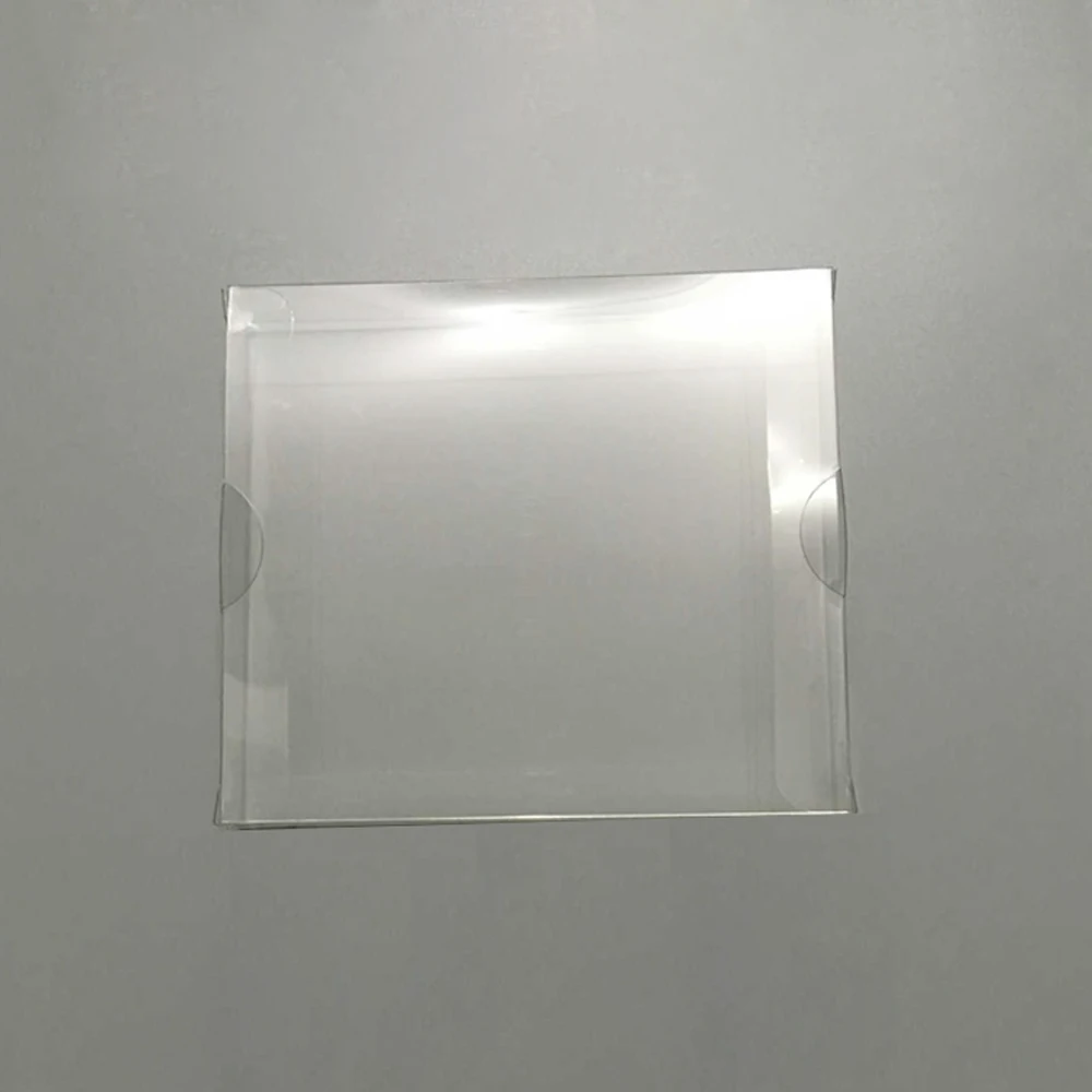 

10pcs Clear transparent box For NDS game card color box plastic PET Protector US JP version storage protective box