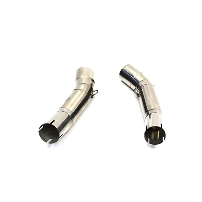 For YAMAHA YZF R1 motorcycle dual outlet exhaust system on both sides of the stainless steel exhaust pipe with link pipe