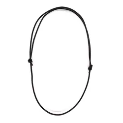 10x Black 1.5MM Cord Sliding Knot Adjustable Long Choker Necklaces for Jewelry Making Findings