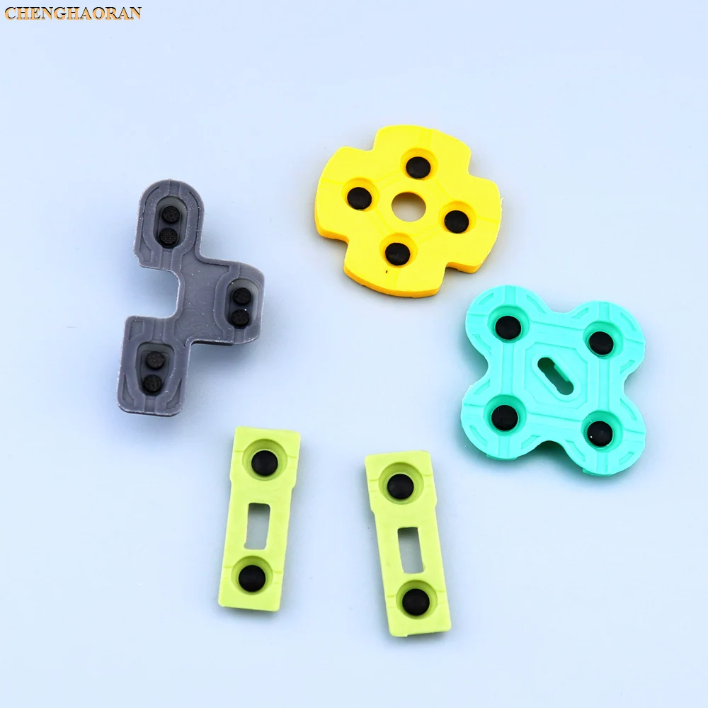 أفضل سعر 1 مجموعة استبدال سيليكون المطاط منصات موصل أزرار اللمسات ل بلاي ستيشن 2 تحكم PS2 إصلاح أجزاء