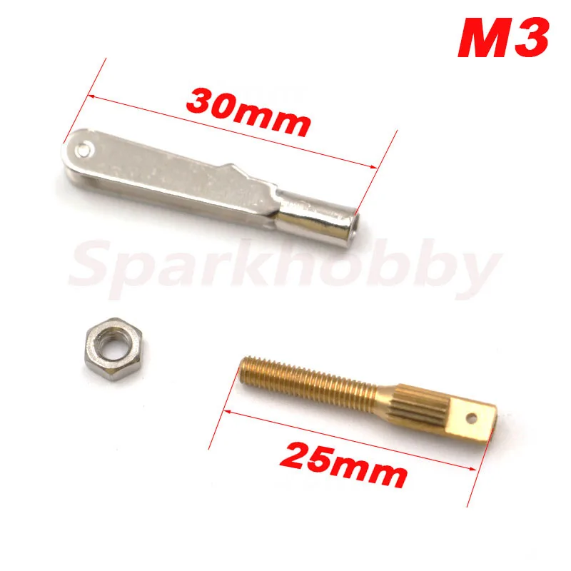 10 Set M2 / M3 Iron Metal U-shaped Chuck Copper Column Tie Rod Connector for RC Connector Screw Spare Parts DIY