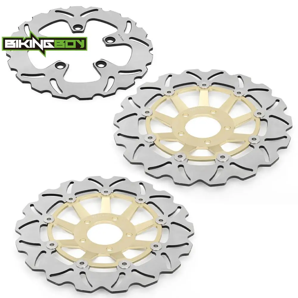 BIKINGBOY For Bandit GSF 1200 / S 96-05 RF 900 R 94-99 GSX 1200 FS Inazuma 98-02 GS 1200 SS 01 Front Rear Brake Discs Rotors