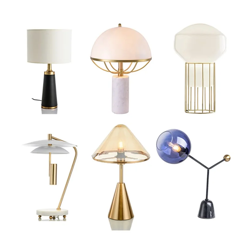 OURFENG Modern Bedside Table Lamps Fashionable Design Desk Light Home LED Decorative for Foyer Living Room Study Hotel