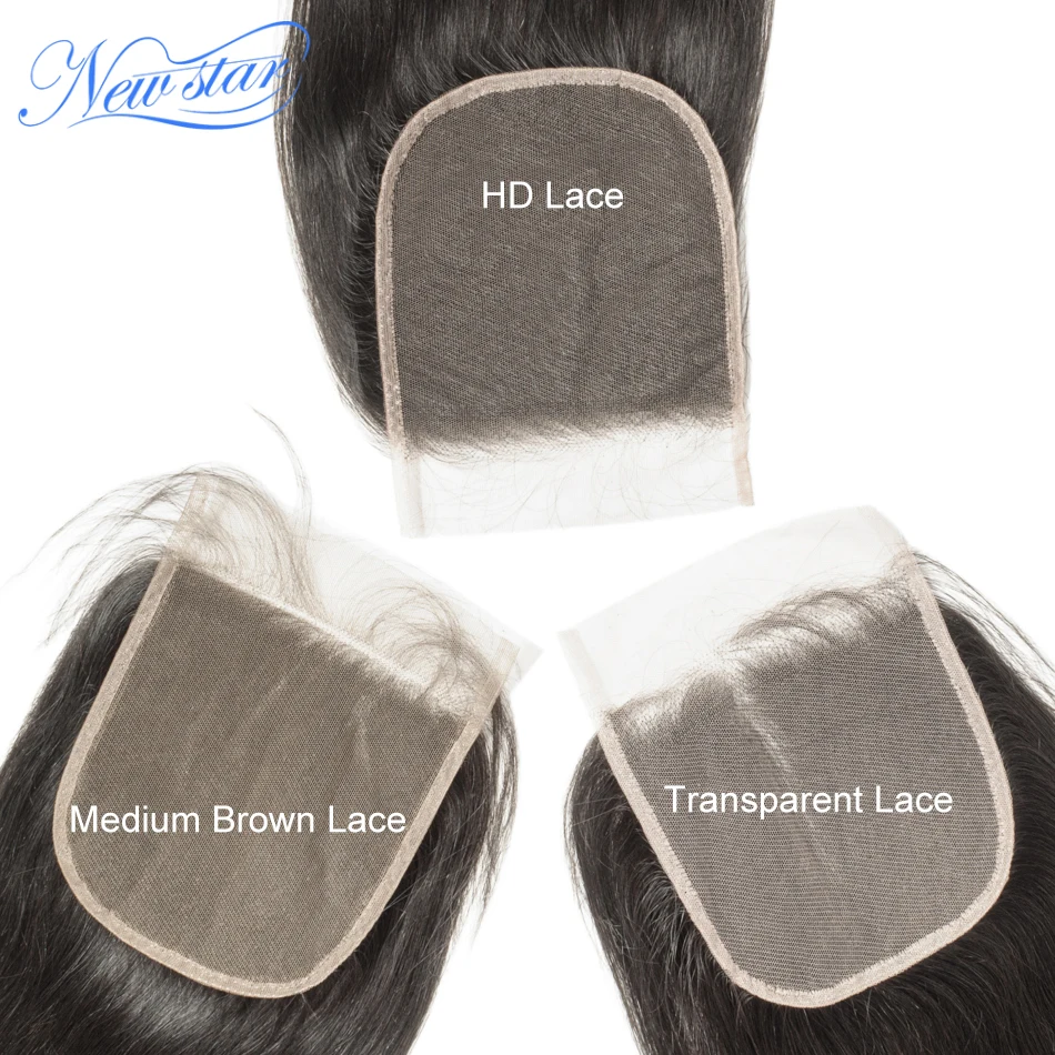 New Star Straight Hair HD lace 4x4 Closure Invisible HD 5x5 Closure Transparent HD 13x4 Lace frontal HD 13x6 HD Lace Small knots