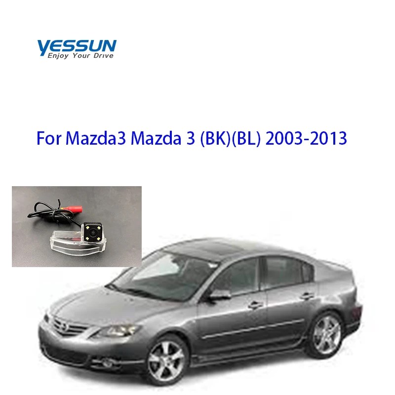 For Mazda3 Mazda 3 BK /BL 2003-2013 AHD1280*720P license plate camera/trajectory dynamic Reversing Camera