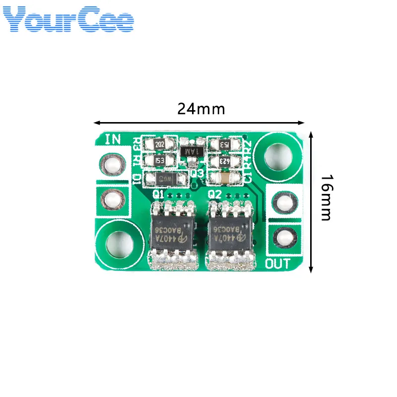 2pcs DC 3-30V Battery Charging Charger Ideal Diode Module Anti Reverse Connection Power Protection Board 4A Common Ground