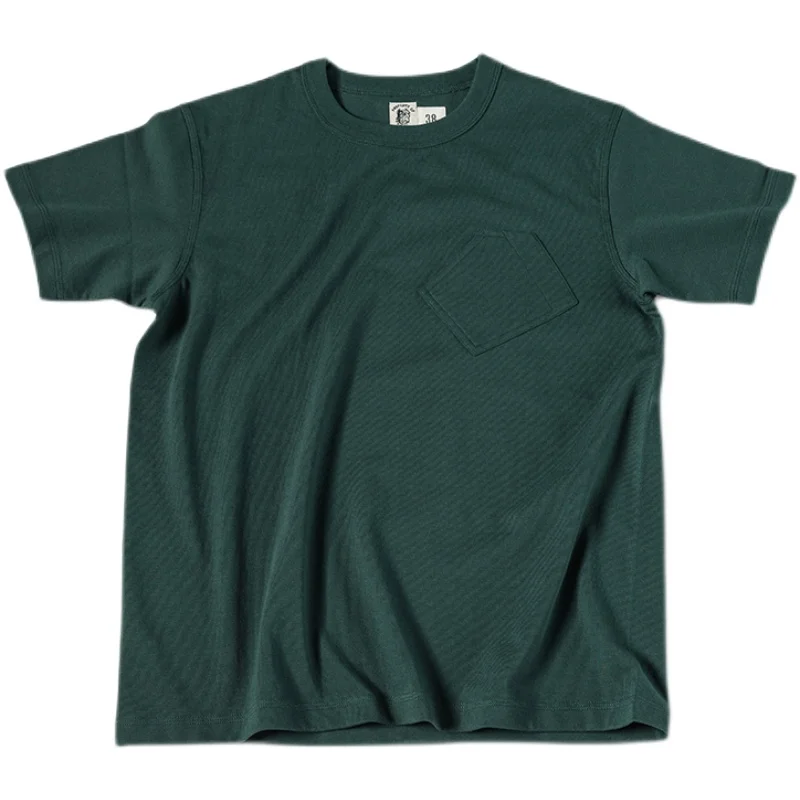 

Bronson Tubular Pocket T-Shirt Heavyweight Short Sleeve Solid Color Tee Shirts