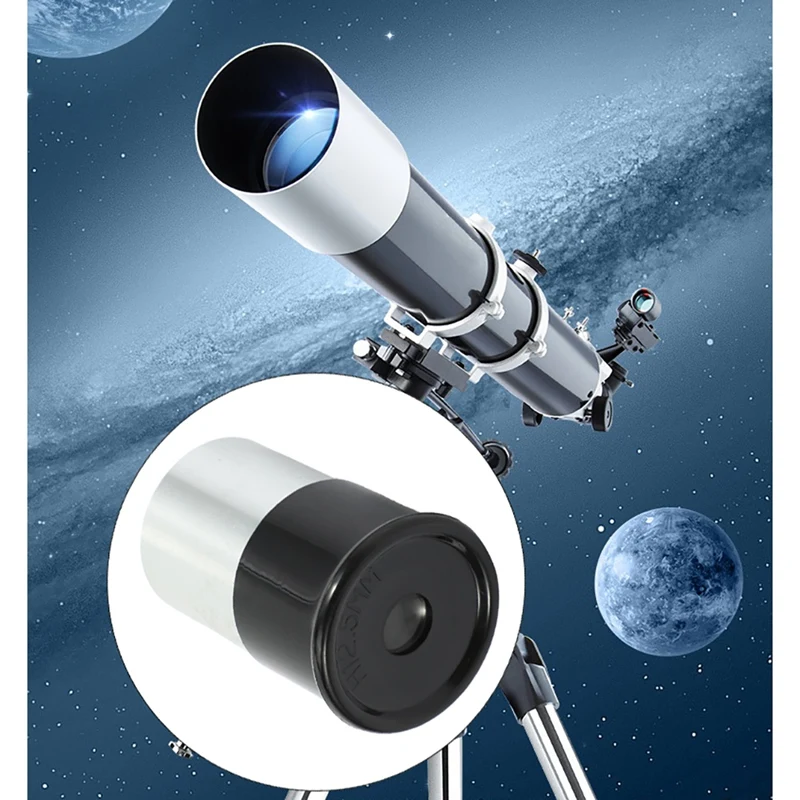 Astronomy Telescope 0.965 Inch H12.5mm Eyepiece Lens Fully Multi-Coated Optical Glass for Astronomy Telescope Accessory