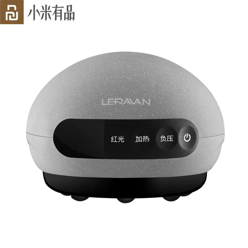 

Youpin Leravan Electric Cupping Massage Scraping Smart Mini Cupping Scraping Infrared Physiotherapy Magnetic Resonance Massager