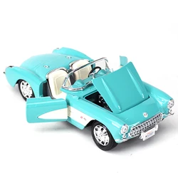 Maisto – voiture de sport Chevrolet Corvette 1:24, 1957, véhicules de sport statiques moulés, modèle de voiture de collection, jouets