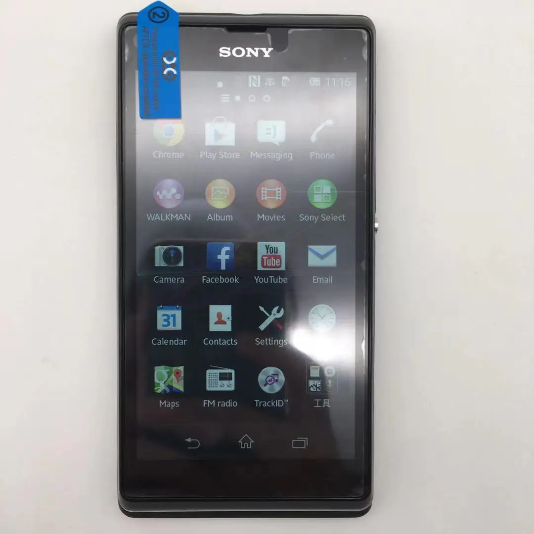 Imagem -03 - Smartphone Xperia l C2105 Single Sim Sony 1gb Ram 8gb Dual-core 8mp 43 1750mah Android 4.1 Nfc Rádio fm Original