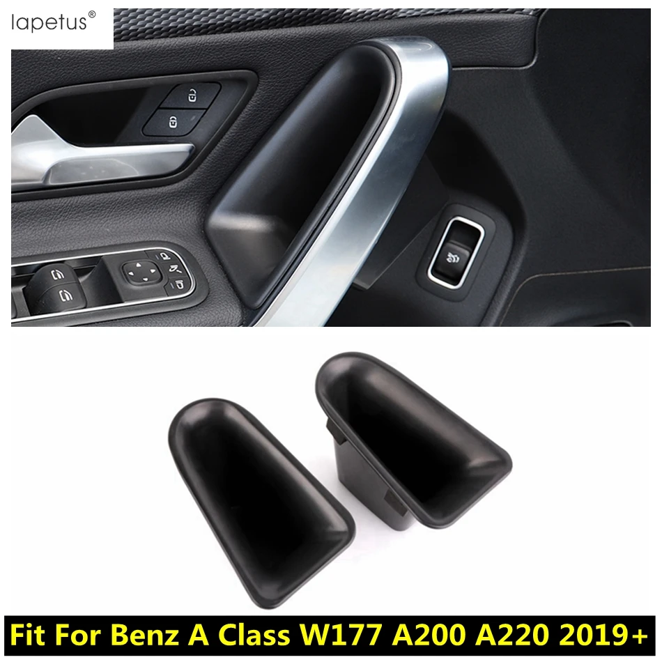 Car Door Handle Storage Box Container Organizer Tray Holder Accessories For Mercedes Benz A Class W177 A200 A220 2019 - 2024