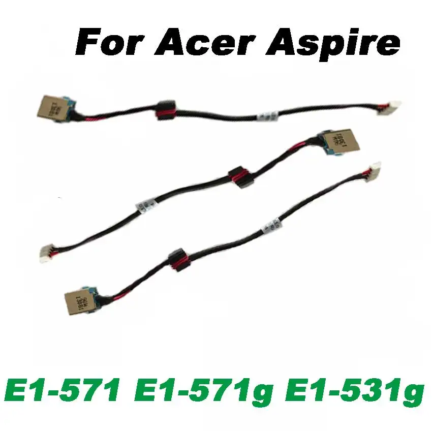 1-5Pcs Brand New Watt Laptop DC Power Jack Cable Socket Wire Connector For Acer Aspire E1-571 E1-571g E1-531G Series 90W