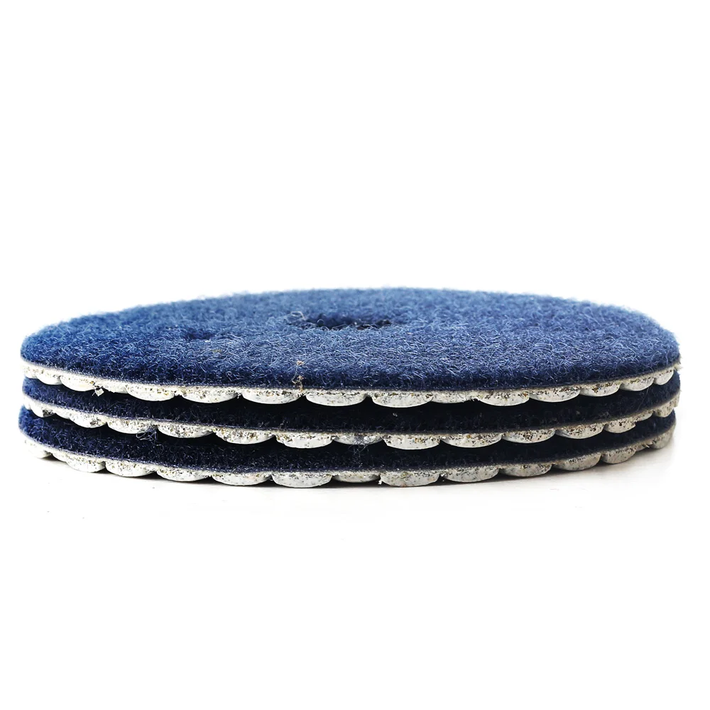 Thickness 2.0mm diameter 100mm 4 inch grit 30# diamond polishing pads dry use for granite and marble