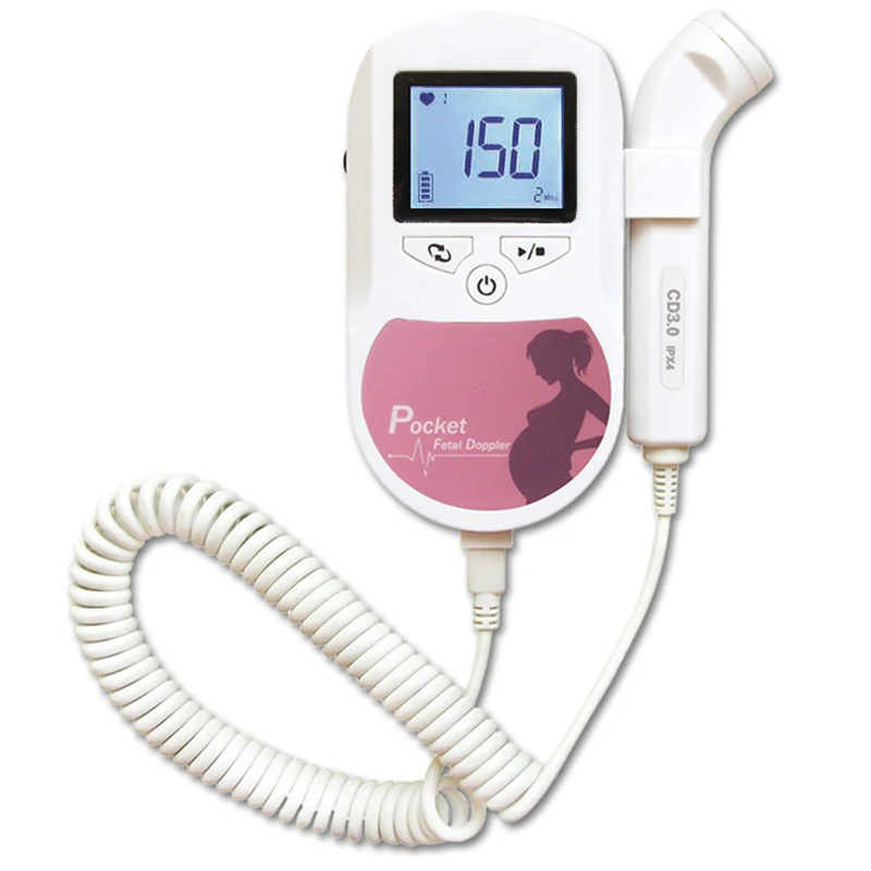 CONTEC Baby Sound C Baby Sound C1 LCD Ultrasonic Fetal Doppler 2mhz 3mhz 8Mhz Baby Heart Beat Monitor