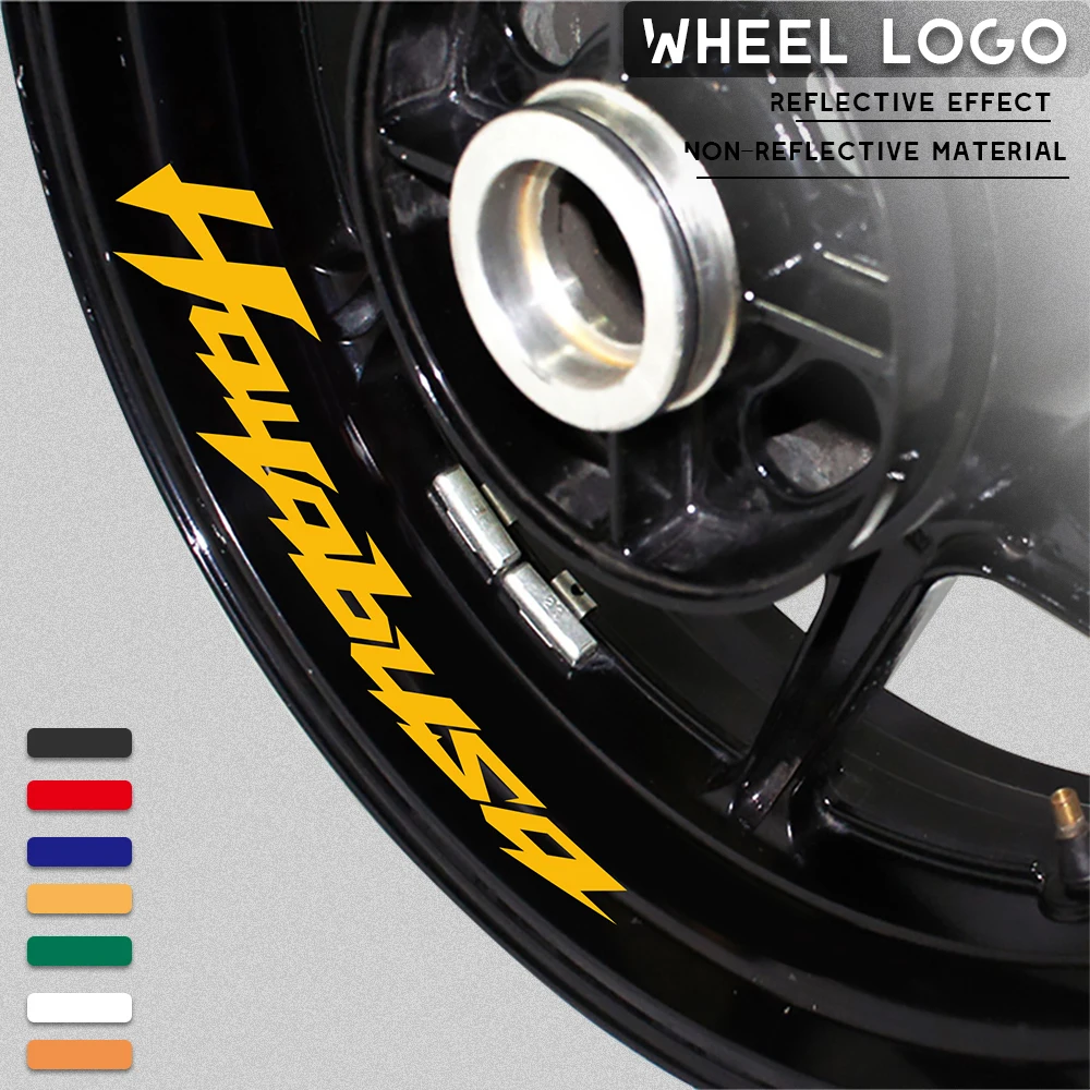 

Motorcycle Wheel Sticker Reflective Moto waterproof rim decal Rim Tape suitable for SUZUKI HAYABUSA Hayabusa