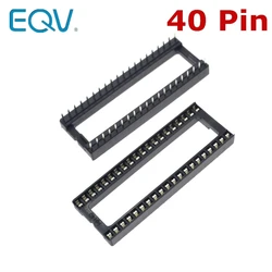 10PCS 40 Pin DIP Square Hole IC Sockets Adapter 40Pin Pitch 2.54mm Connector