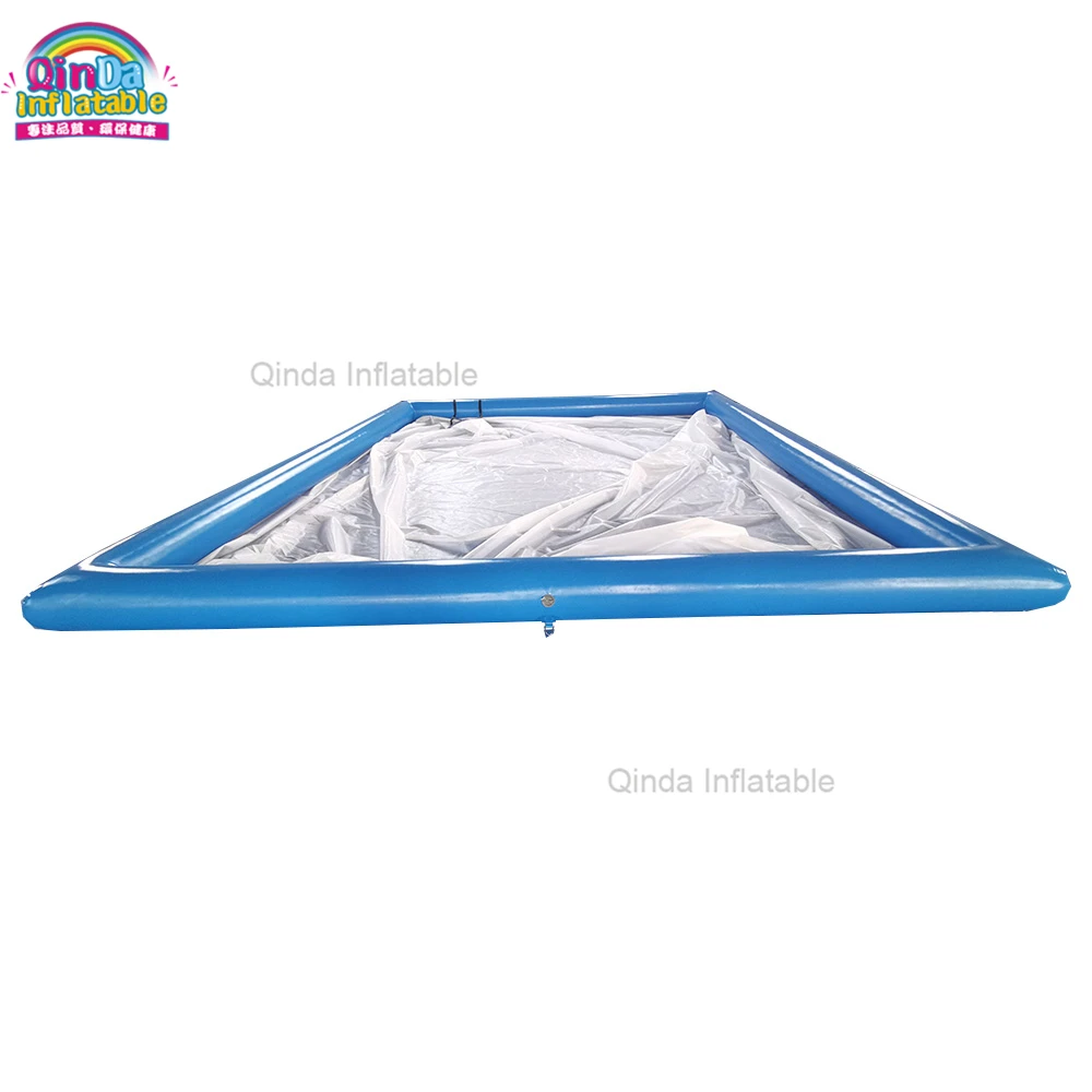 Inflatable Blue Adult Swimming Pool Inflatable Sea Pool For Yacht Boats Leisure