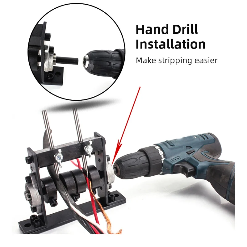 Manual Portable Wire Stripping Machine Scrap Cable Peeling Machines That Could With Drill